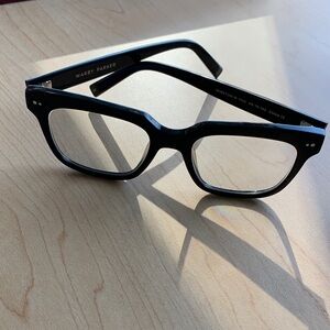 Warby Parker Winston M 1100 Eyeglasses Frame Black 49-19-140 Used